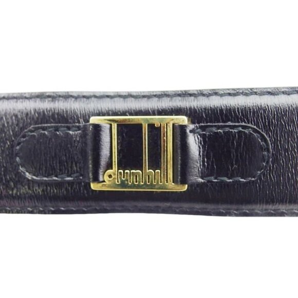 Dunhill belt Black gold Women Authentic secondhand main image 10